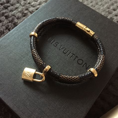 louis vuitton men leather bracelet|louis vuitton male bracelet.